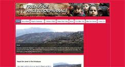 Desktop Screenshot of angelsorphanage.com